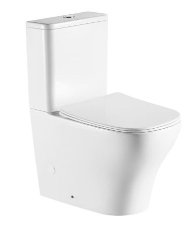 Przejdź do produktu BELLO RIMLESS kompakt WC, odpływ poziomy/pionowy, biały