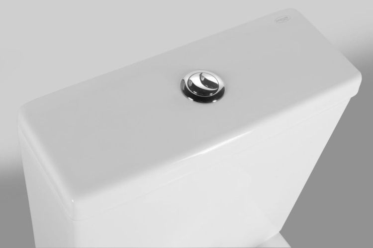 JALTA RIMLESS kompakt WC ze spłuczką z deską WC, uniwersalny