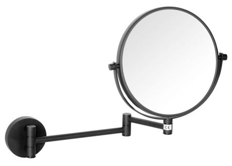 Przejdź do produktu X-ROUND BLACK wiszące lusterko kosmetyczne, średnica 200mm, dwustronne, czarny mat