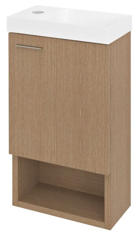 LATUS XI szafka umywalkowa 30x53x16,5cm, dąb wenecki