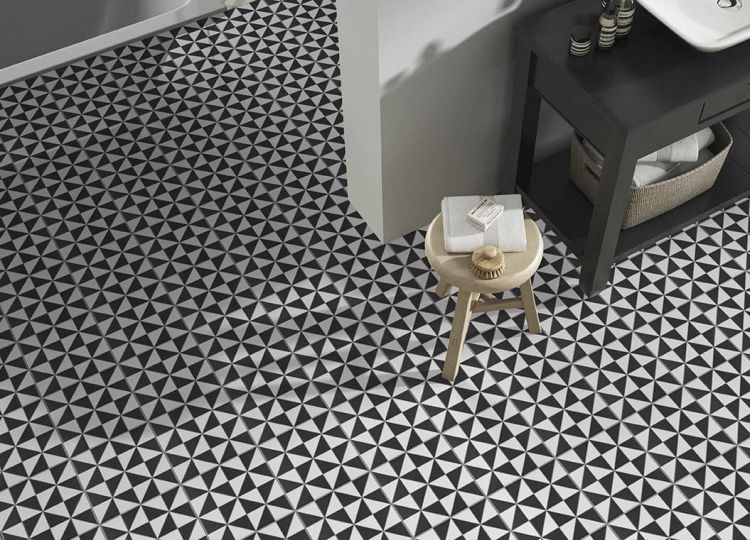 VICTORIA płytki podłogowe Oxford Black 25x25 (bal=1m2)