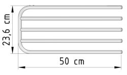 wieszak na grzejnik na 4 ręczniki 50 cm rysunek techniczny.JPG
