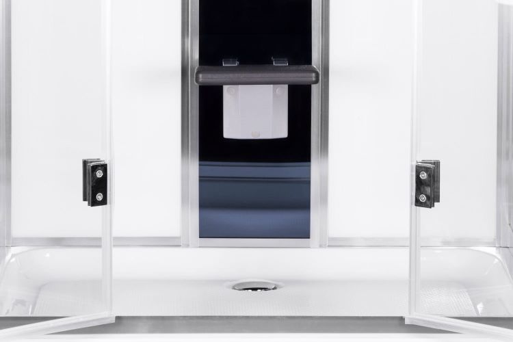 Kabina prysznicowa Kerra Tuluza ze składanym siedziskiem