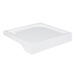 Brodzik kwadratowy 90x90x16 cm Kerra Victor 90 biały