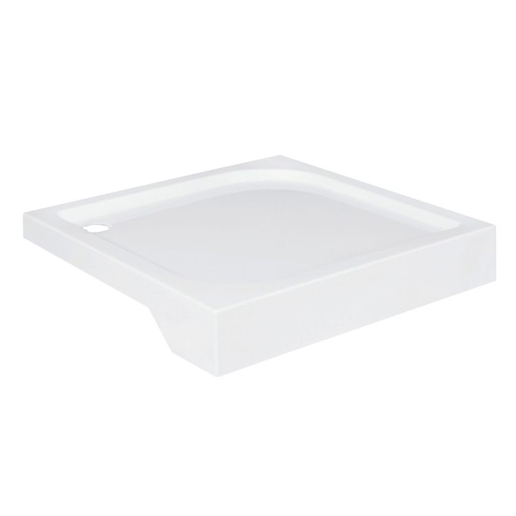 Brodzik kwadratowy 90x90x16 cm Kerra Victor 90 biały