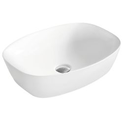 Umywalka nablatowa prostokątna 51x40 cm Kerra KR640 biały