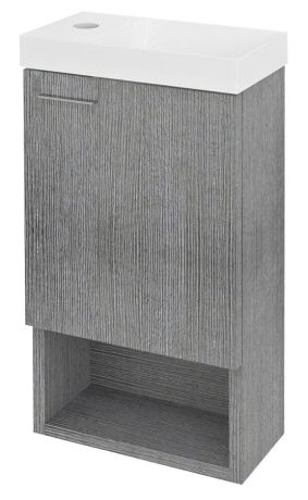 Przejdź do produktu LATUS XI szafka umywalkowa 30x53x16,5cm, dąb srebrny