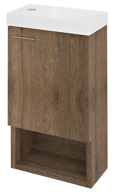 LATUS XI szafka umywalkowa 30x53x16,5cm, dąb Sherwood