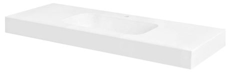 Przejdź do produktu EMICO umywalka, 150x50 cm, wersja L, Rockstone biały mat