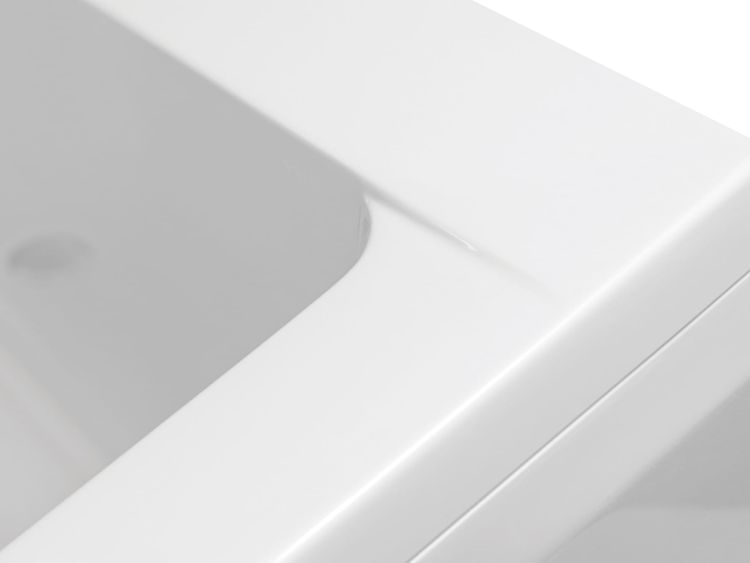 Wanna prostokątna 190x90 cm Besco Quadro #WAQ-190-PK biały połysk