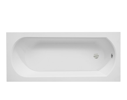Wanna prostokątna 170x75 cm Besco Intrica z niskim rantem #WAIN-170-SL biały połysk