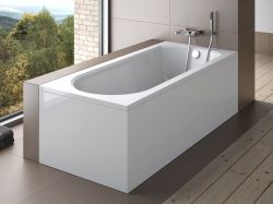 Wanna prostokątna 160x75 cm Besco Intrica #WAIN-160-PK biały połysk