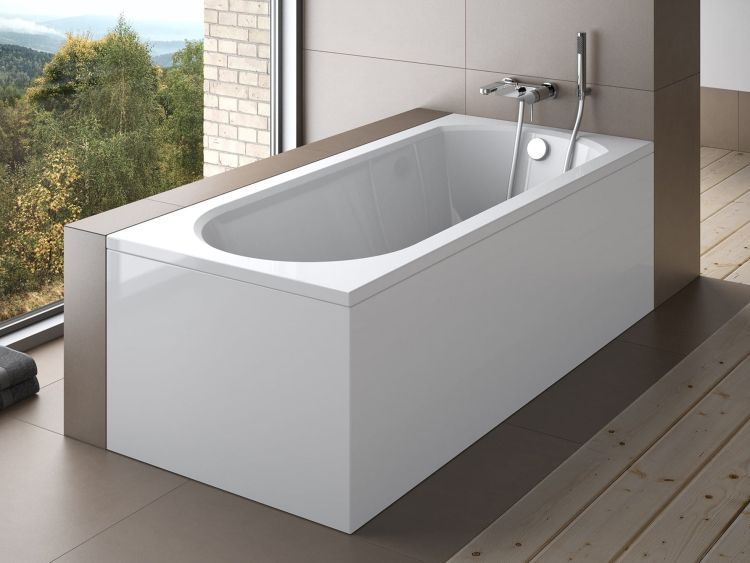 Wanna prostokątna 170x75 cm Besco Intrica #WAIN-170-PK biały połysk