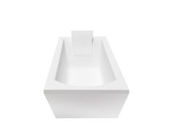 Wanna prostokątna 160x70 cm Besco Shea #WAS-160-PK biały połysk