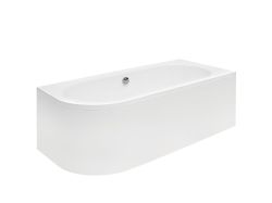 Wanna akrylowa asymetryczna 180x80 cm Besco Avita #WAV-180-NP biały prawa