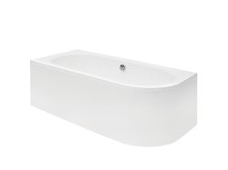 Wanna akrylowa asymetryczna 180x80 cm Besco Avita #WAV-180-NL biały lewa