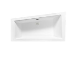 Wanna asymetryczna 150x85 cm Besco Intima 150 lewa #WAIT-150-NL biały