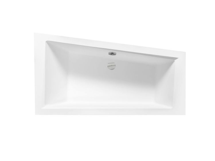 Wanna asymetryczna 150x85 cm Besco Intima 150 prawa #WAIT-150-NP biały