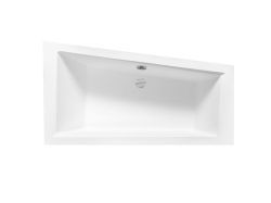 Wanna asymetryczna 160x90 cm Besco Intima 160 prawa #WAIT-160-NP biały