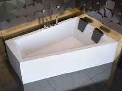 Wanna asymetryczna 180x125 cm Besco Intima Duo #WAID-180-NP prawa