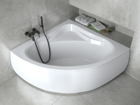 Przejdź do produktu Wanna narożna symetryczna 120x120 cm Besco Mia #WAM-120-NS