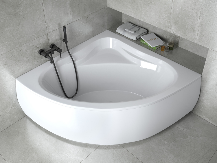 Wanna narożna 130x130 cm Besco Mia #WAM-130-NS
