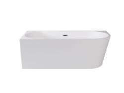 Wanna wolnostojąca narożna 150x75 cm Besco Zoya #WAS-150-ZL biały połysk