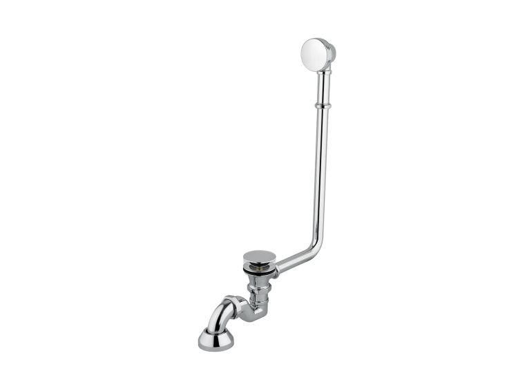 Syfon z przelewem Retro Besco SW-PRZ-CHR chrom