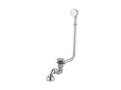 Syfon z przelewem Retro Besco SW-PRZ-CHR chrom