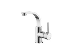 Bateria umywalkowa stojąca 22 cm Besco Decco II BU-DII-CH chrom