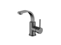 Bateria umywalkowa stojąca 22 cm Besco Decco II BU-DII-GR grafit