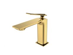 Bateria umywalkowa stojąca 18 cm Besco Aspira II BU-AII-ZL złoty