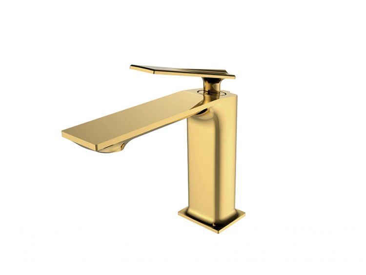 Bateria umywalkowa stojąca 18 cm Besco Aspira II BU-AII-ZL złoty