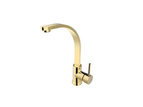 Przejdź do produktu Złota bateria umywalkowa wysoka 34 cm Besco Decco I BU-DI-ZL