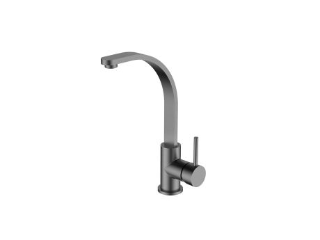 Przejdź do produktu Bateria umywalkowa wysoka 34 cm Besco Decco I BU-DI-GR grafit