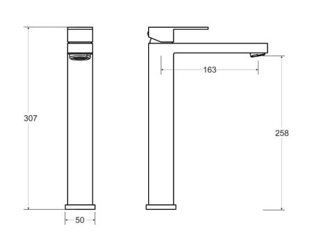 Przejdź do produktu Bateria umywalkowa wysoka 31 cm Besco Varium/Modern I czarny mat BU-MVI-CZ