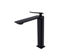 Bateria umywalkowa nablatowa 30 cm Besco Aspira I BU-AI-CZ czarny mat