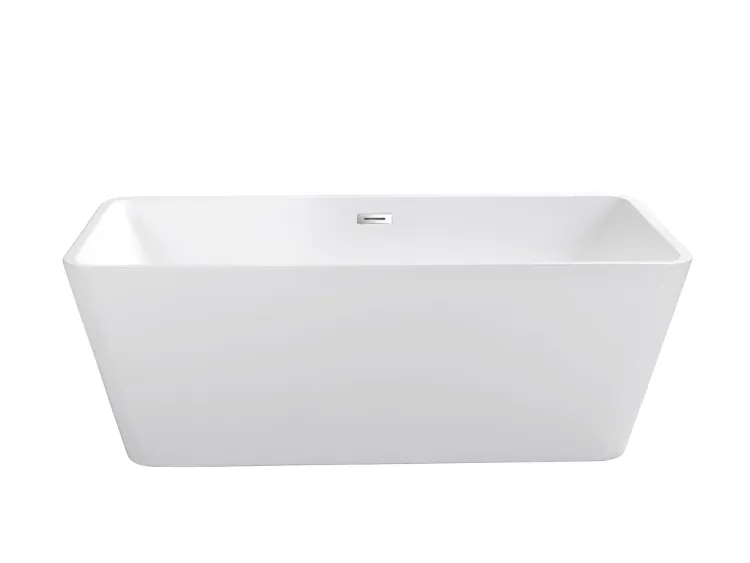 Wanna wolnostojąca akrylowa 160x80 cm z syfonem i przelewem Besco Evita #WAS-160-E biały połysk