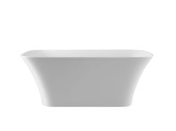 Wanna wolnostojąca akrylowa 160x70 cm z klik-klakiem Besco Assos S-Line #WMD-160-AL biały połysk
