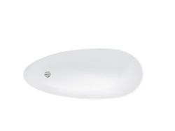 Wanna wolnostojąca 165x70 cm z klik-klakiem chrom Besco Keya #WMD-165-K biały