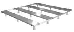 Brodzik kwadratowy 100x100x3,5cm Schedpol De Luxe 3.042