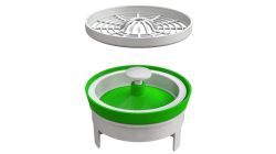 Mechaniczny zawór antyzapachowy do syfonów brodzikowych 70-80 mm Bonomini 5229AR79B4 zielony/biały