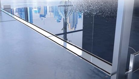 Przejdź do produktu Odpływ liniowy 20 cm dwustronny ze stali nierdzewnej z zaworem antyzapachowym Bonomini Canalissima 6825KX20S satyna