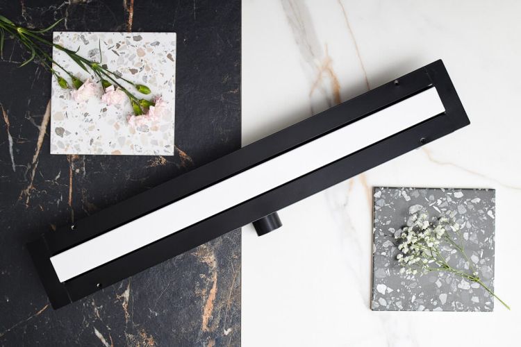 Odpływ liniowy 70 cm super niski Cedor Line Pro PROLIN-GLOWHIDES-70 biały
