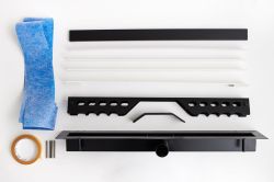 Odpływ liniowy 50 cm super niski Cedor Line Pro PROLIN-SOFBLADES-50 czarny