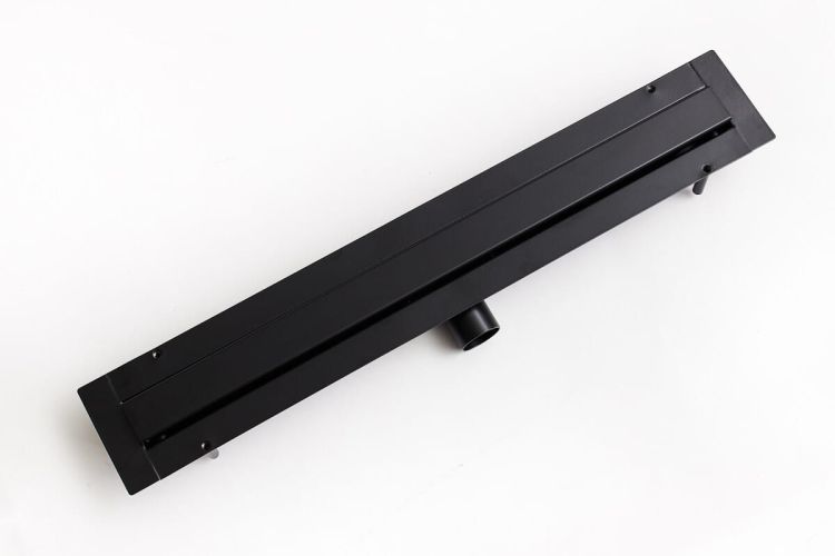 Odpływ liniowy 120 cm super niski CEDOR Line Pro PROLIN-SOFBLADES-120 czarny