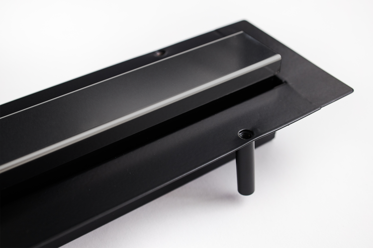 Odpływ liniowy 60 cm super niski Cedor Line PROLIN-CHRGRADES-60 grafit połysk