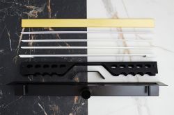 Odpływ liniowy 60 cm super niski Cedor Line PROLIN-BRUBRADES-60 złoty mat