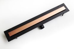 Odpływ liniowy 80 cm super niski Cedor Line PROLIN-CHRROSDES-80 różowe złoto