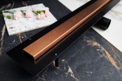 Odpływ liniowy 50 cm super niski Cedor Line PROLIN-BRUROSDES-50 różowe złoto szczotkowane